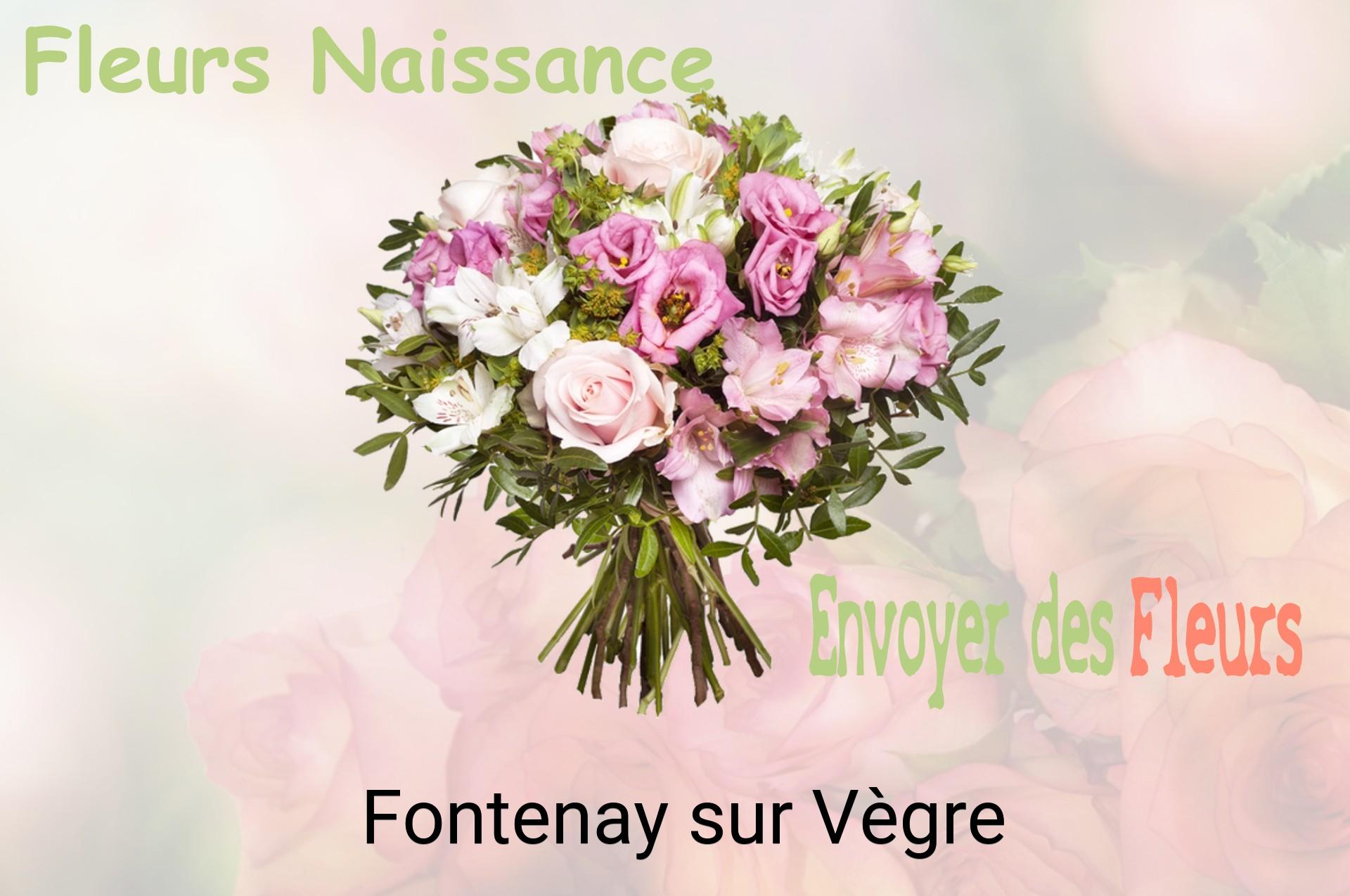 Bouquet de fleurs de naissance livré à Fontenay-sur-Vègre
