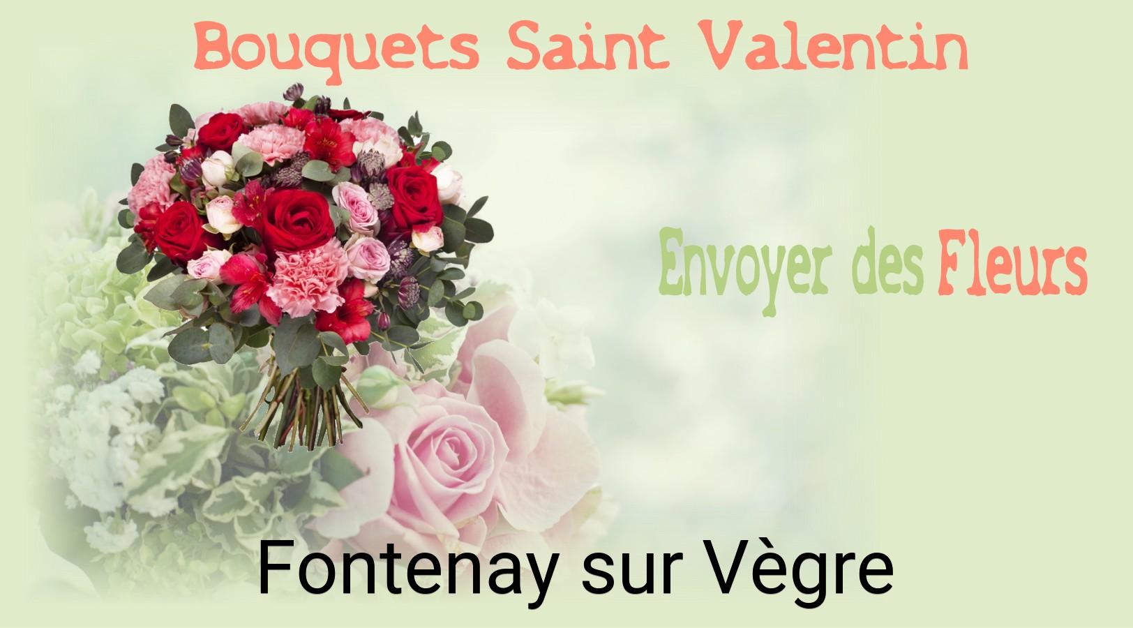 Roses de Saint-Valentin livrées à Fontenay-sur-Vègre